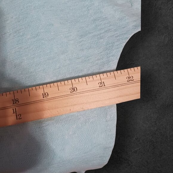 Cherish Light Blue V-Neck Short Sleeve Top Small size - Picture 6 of 9